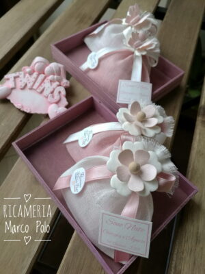 Sfrangiato panna e rosa