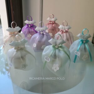 Fei, abitino in pura seta colorata