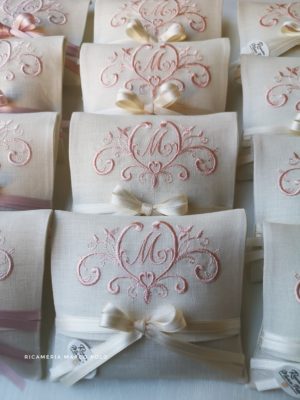 Bustina principessa rosa cipria