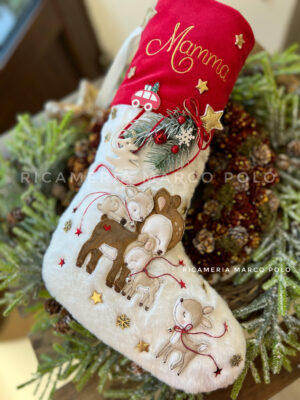 Cerbiatto mamma e 3 figli